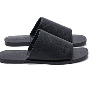 JAMES SMITH On Duty Slides in Black on Black